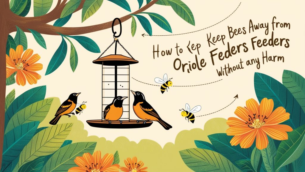 How to Keep Bees Away from Oriole Feeders