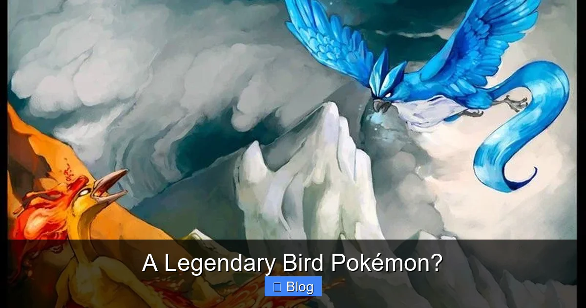 A Legendary Bird Pokémon?