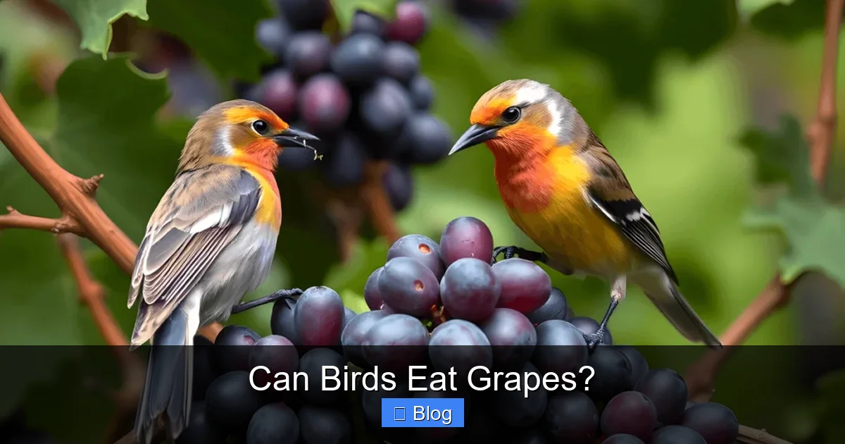 Can Birds Eat Grapes?