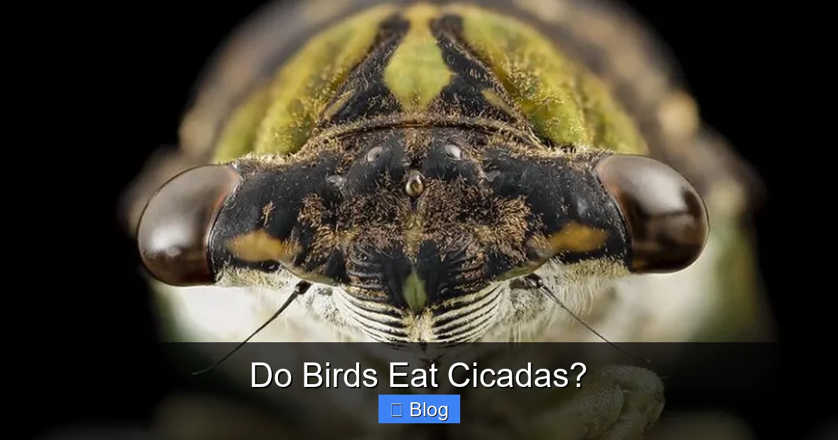 Do Birds Eat Cicadas?
