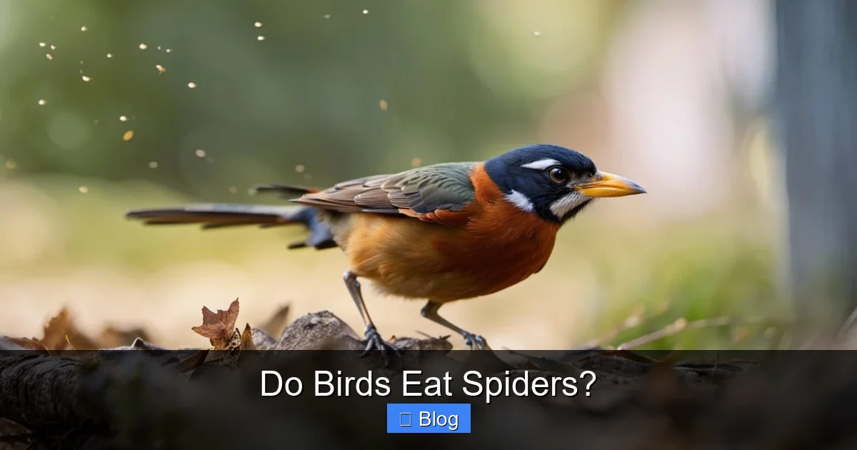 Do Birds Eat Spiders?