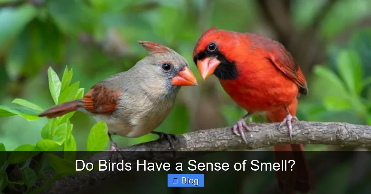Do Birds Have a Sense of Smell?