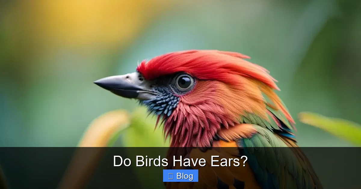 Do Birds Have Ears?
