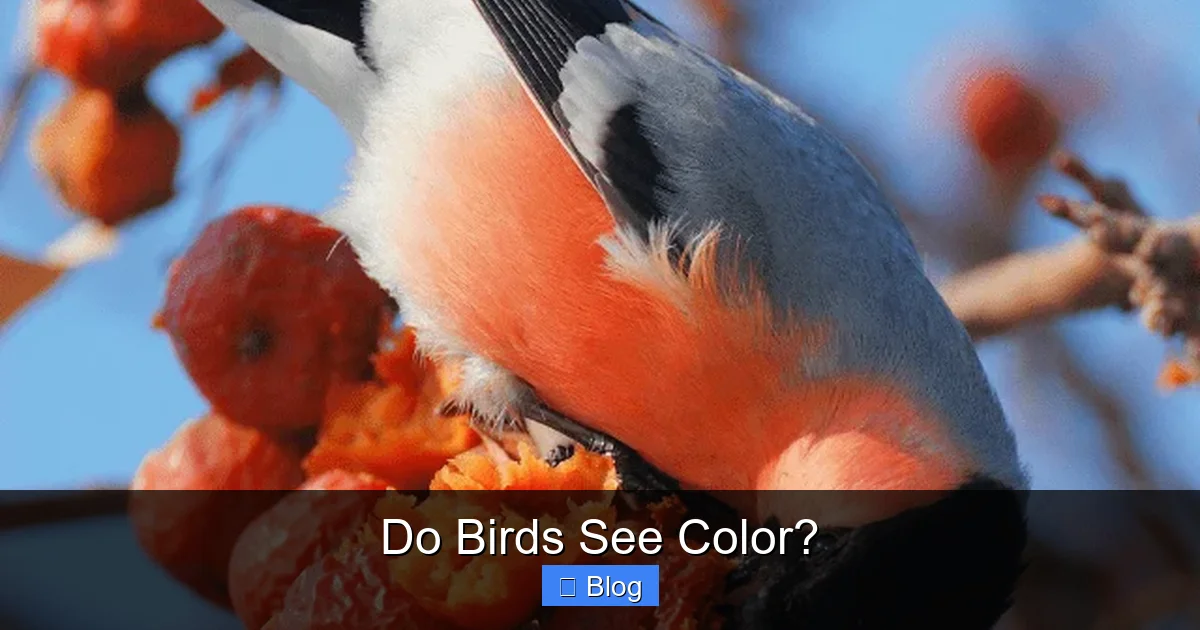 Do Birds See Color?
