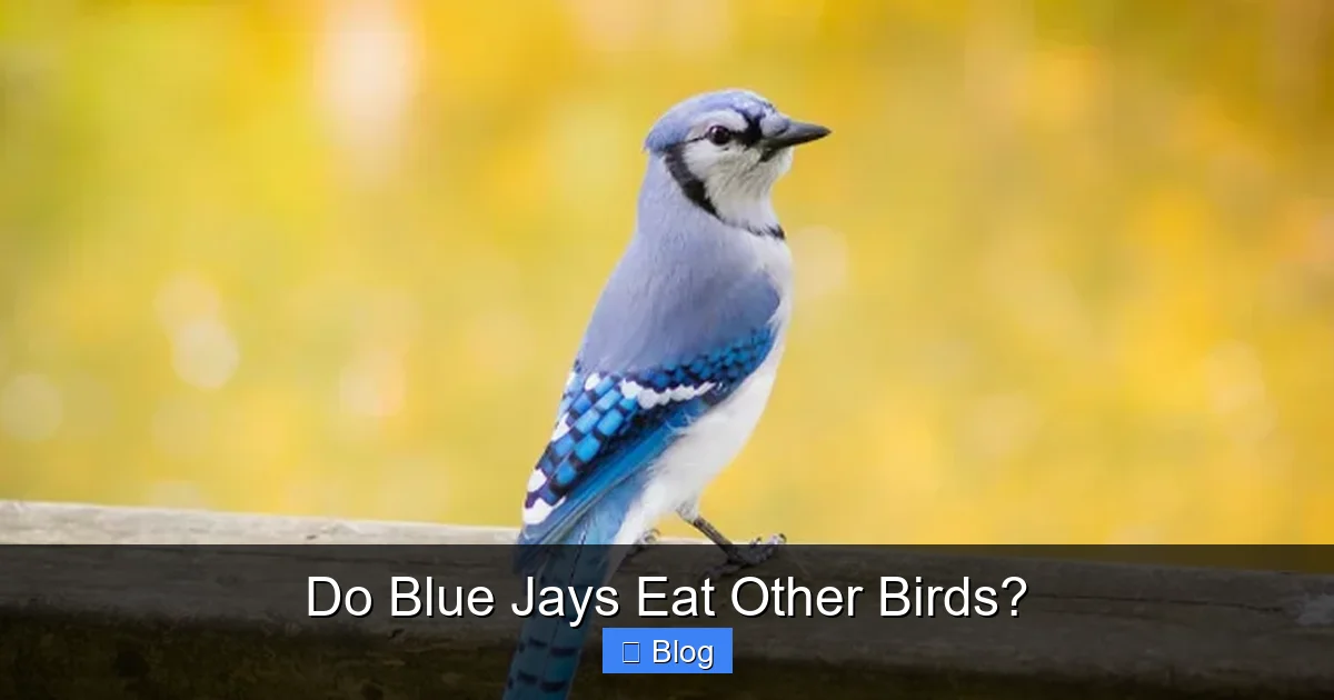 Do Blue Jays Eat Other Birds?