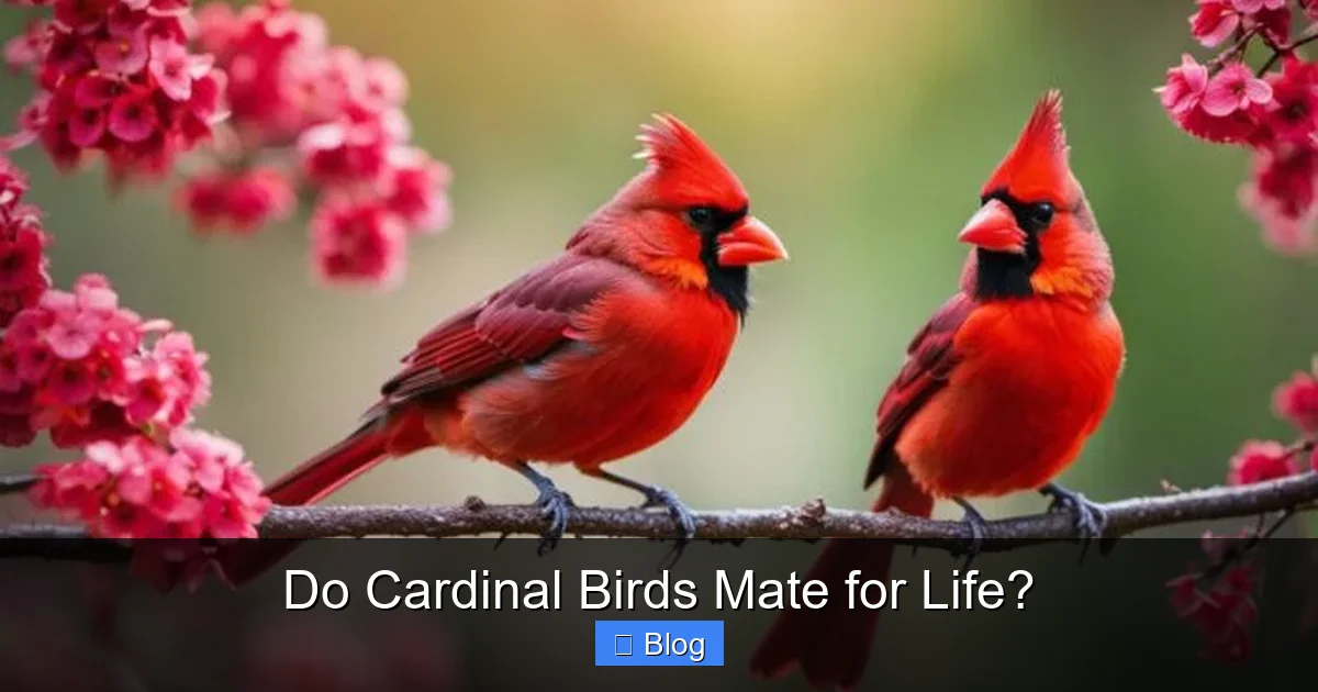 Do Cardinal Birds Mate for Life?