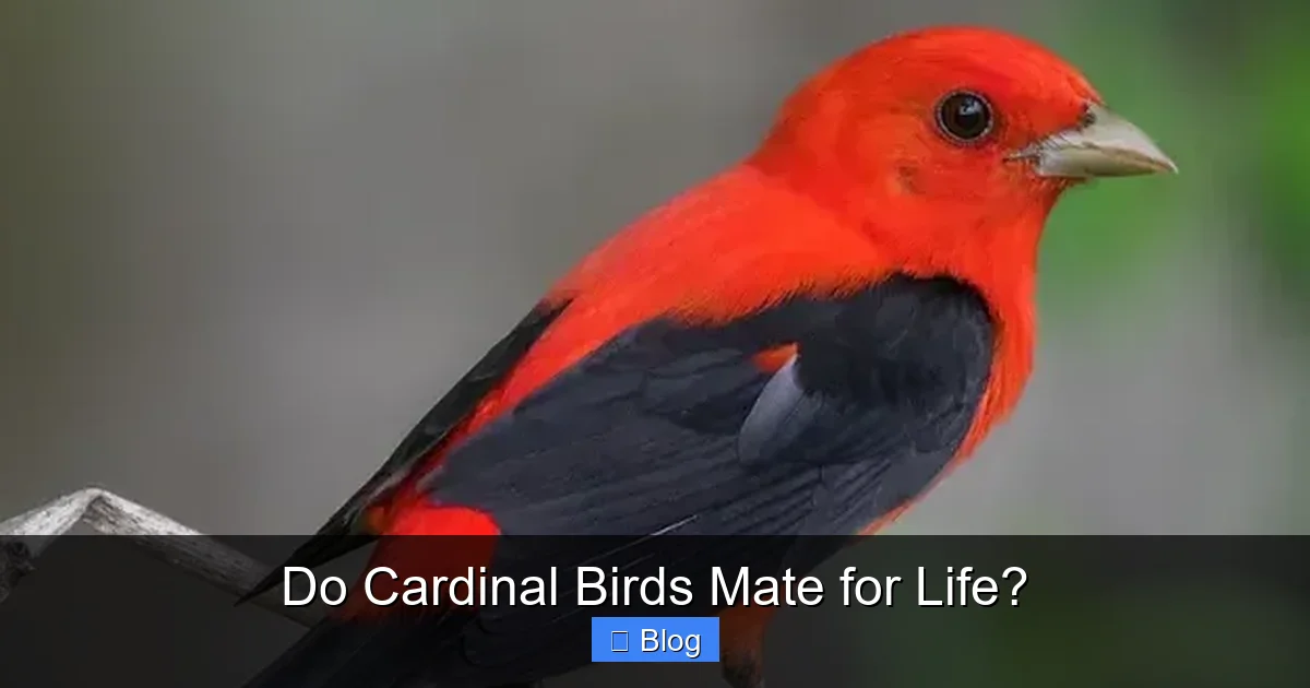 Do Cardinal Birds Mate for Life?