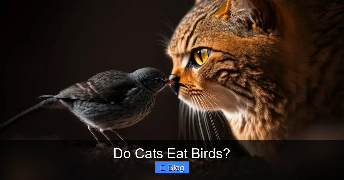 Do Cats Eat Birds?
