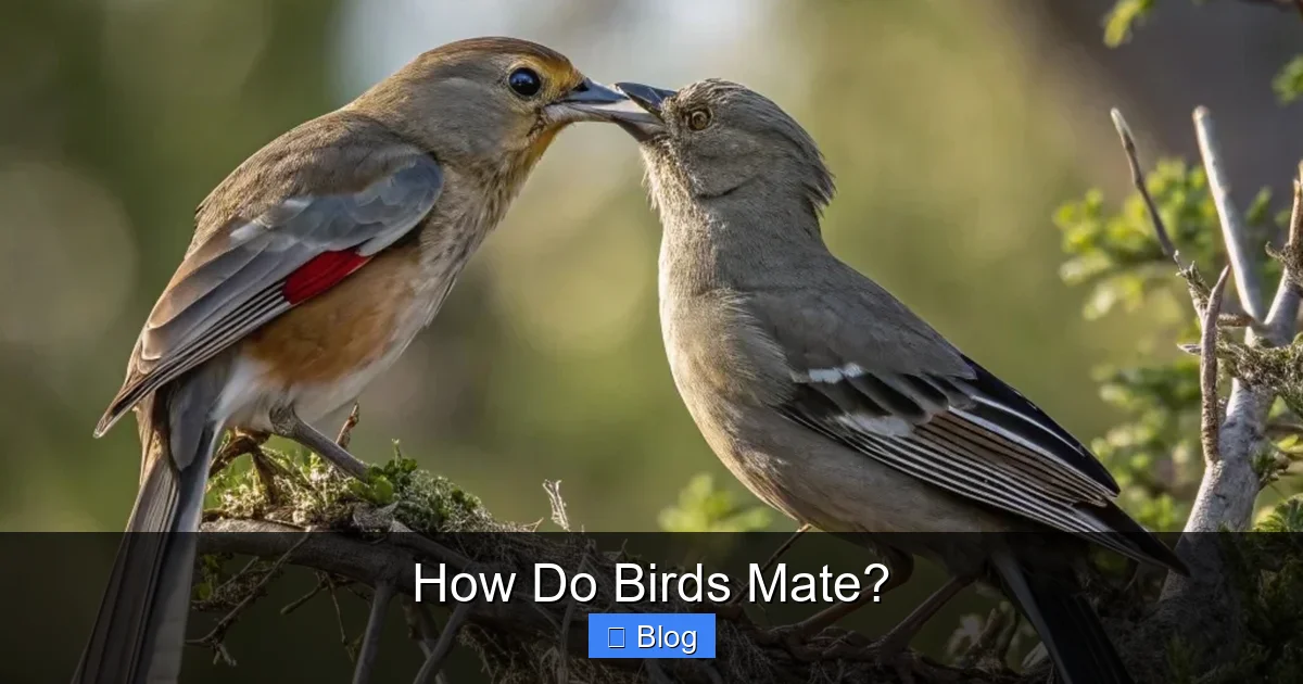 How Do Birds Mate?