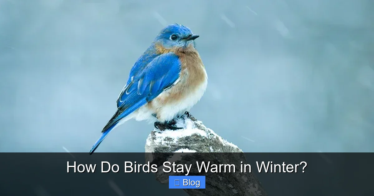 How Do Birds Stay Warm in Winter?