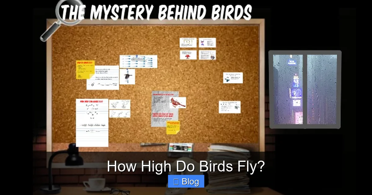 How High Do Birds Fly?