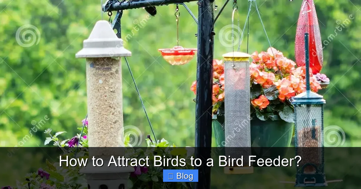How to Attract Birds to a Bird Feeder?