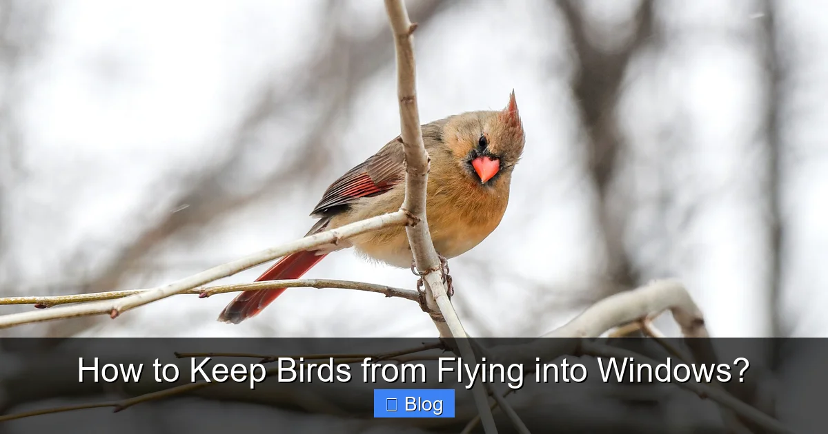 How to Keep Birds from Flying into Windows?