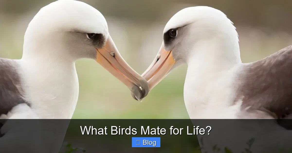 What Birds Mate for Life?