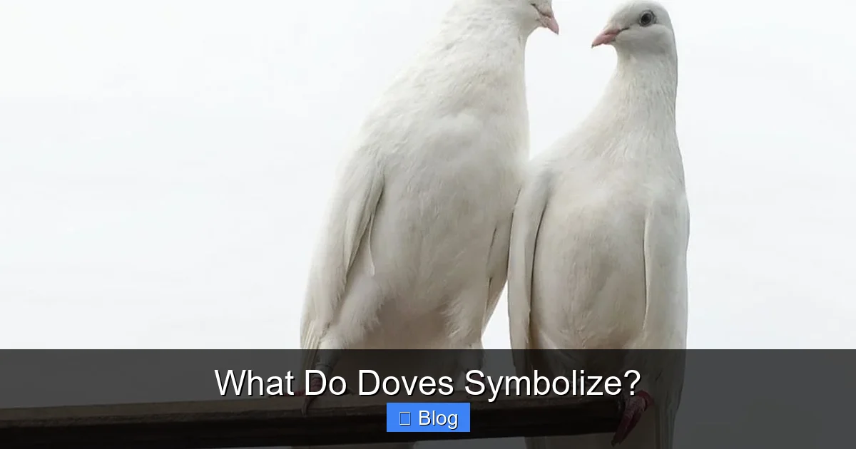 What Do Doves Symbolize?
