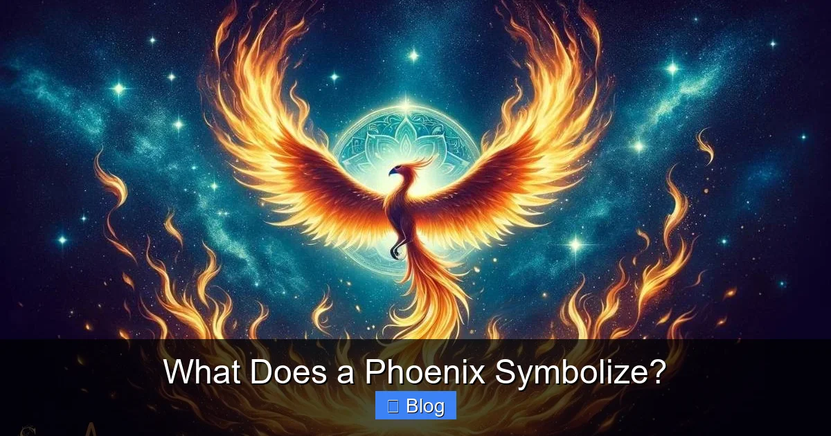What Does a Phoenix Symbolize?