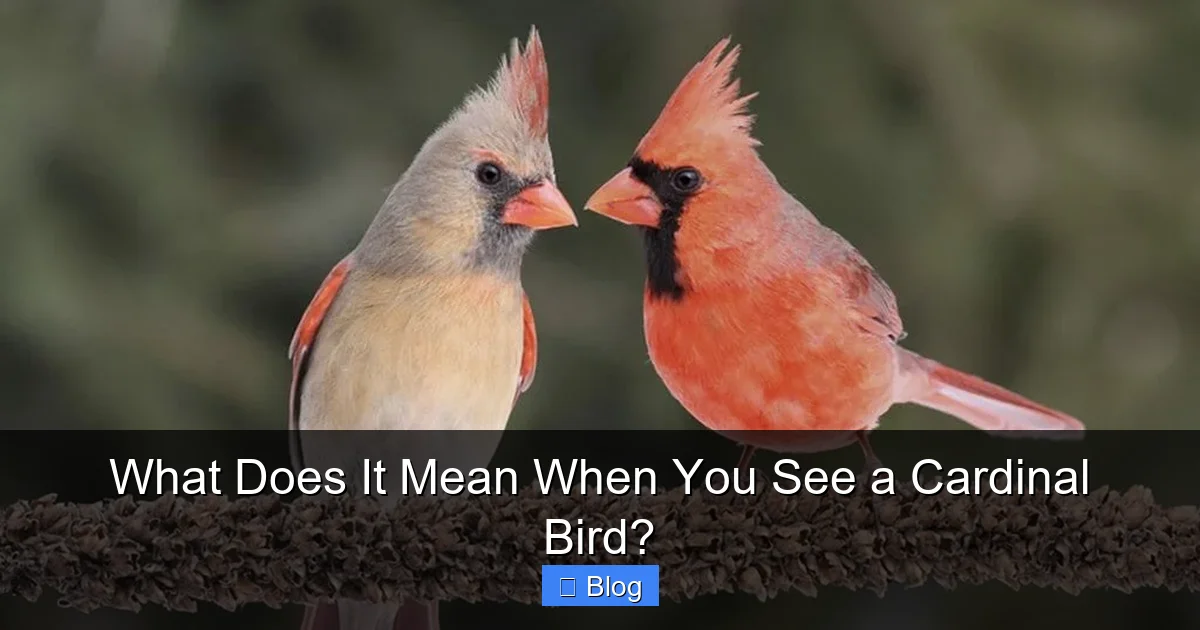 What Does It Mean When You See a Cardinal Bird?