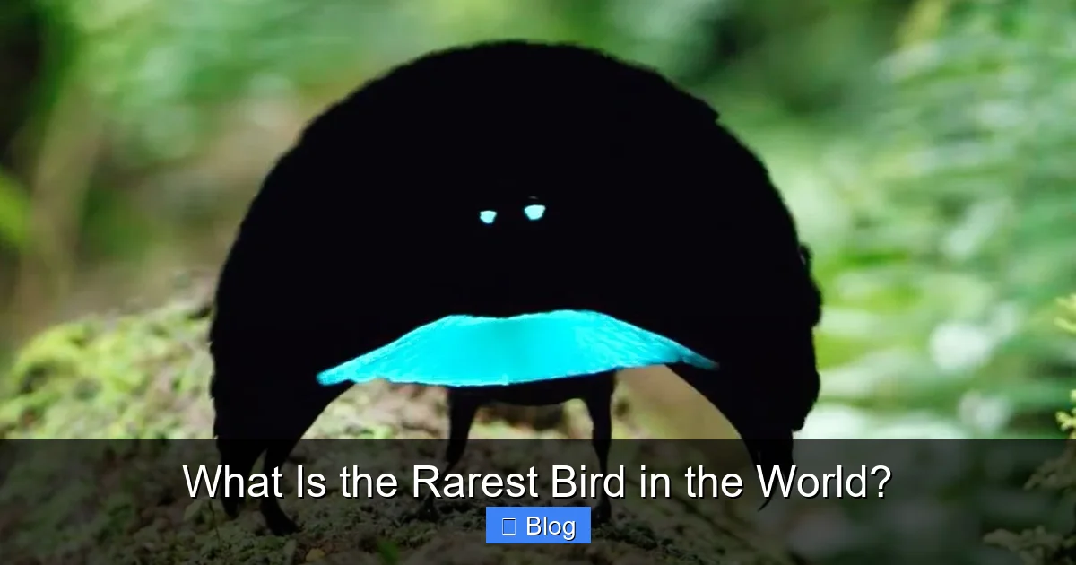 What Is the Rarest Bird in the World?
