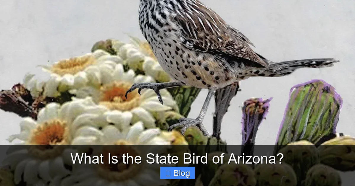 What Is the State Bird of Arizona?