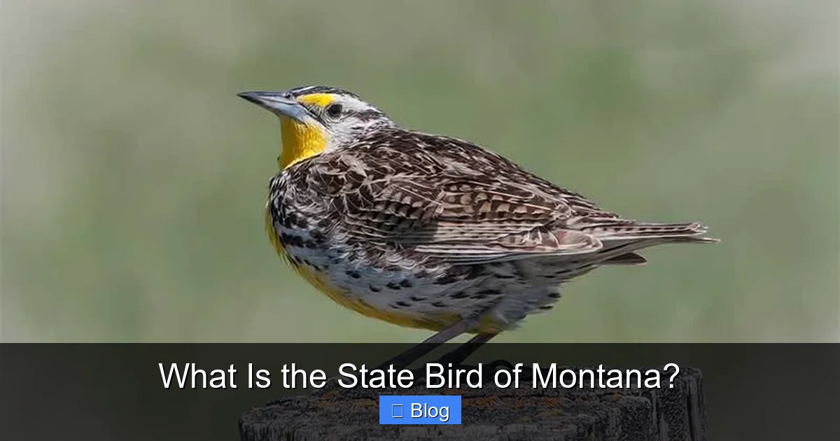 What Is the State Bird of Montana?