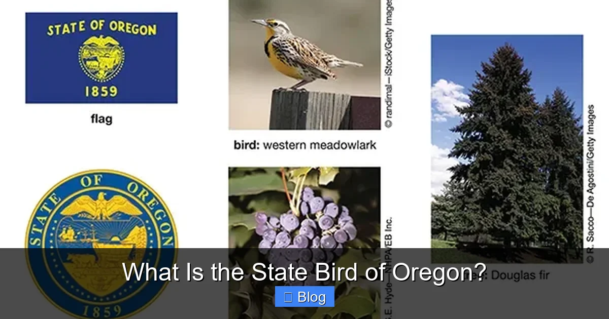 What Is the State Bird of Oregon?