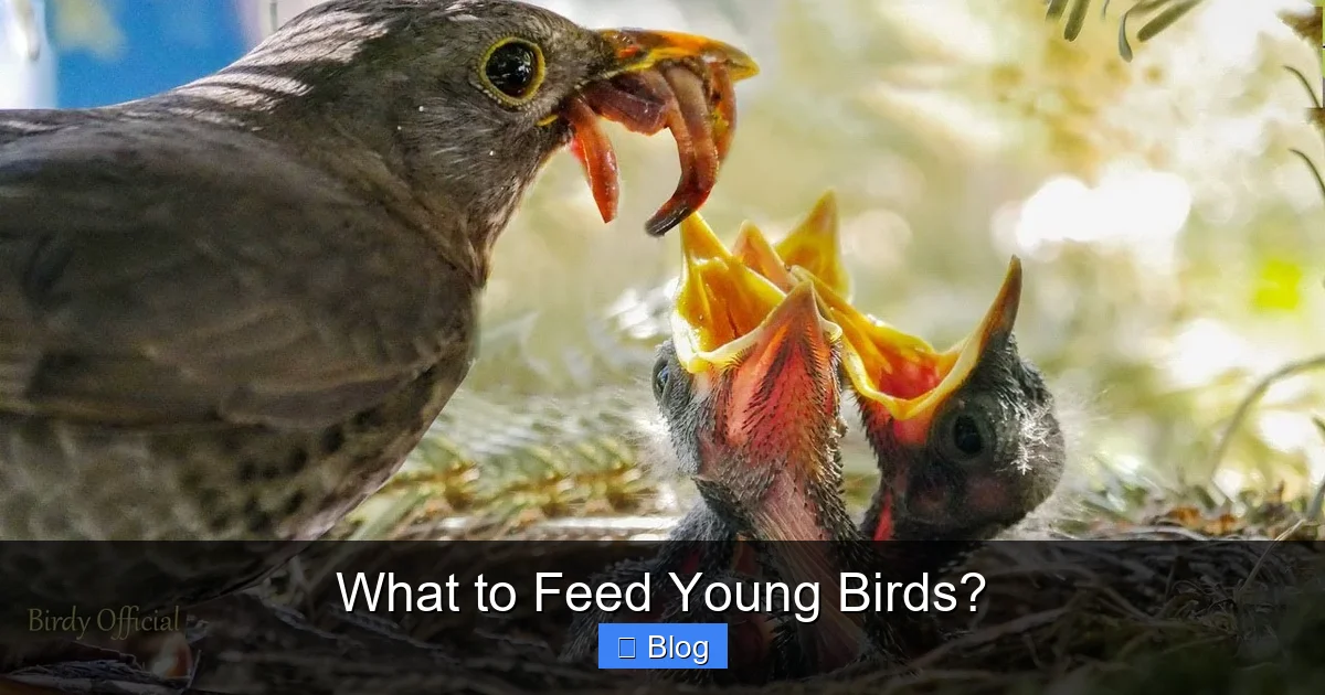 What to Feed Young Birds?
